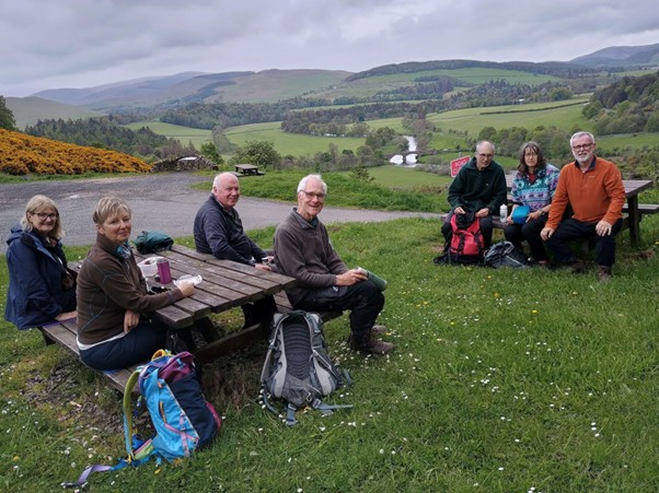 Lyne Station to Peebles and back SW