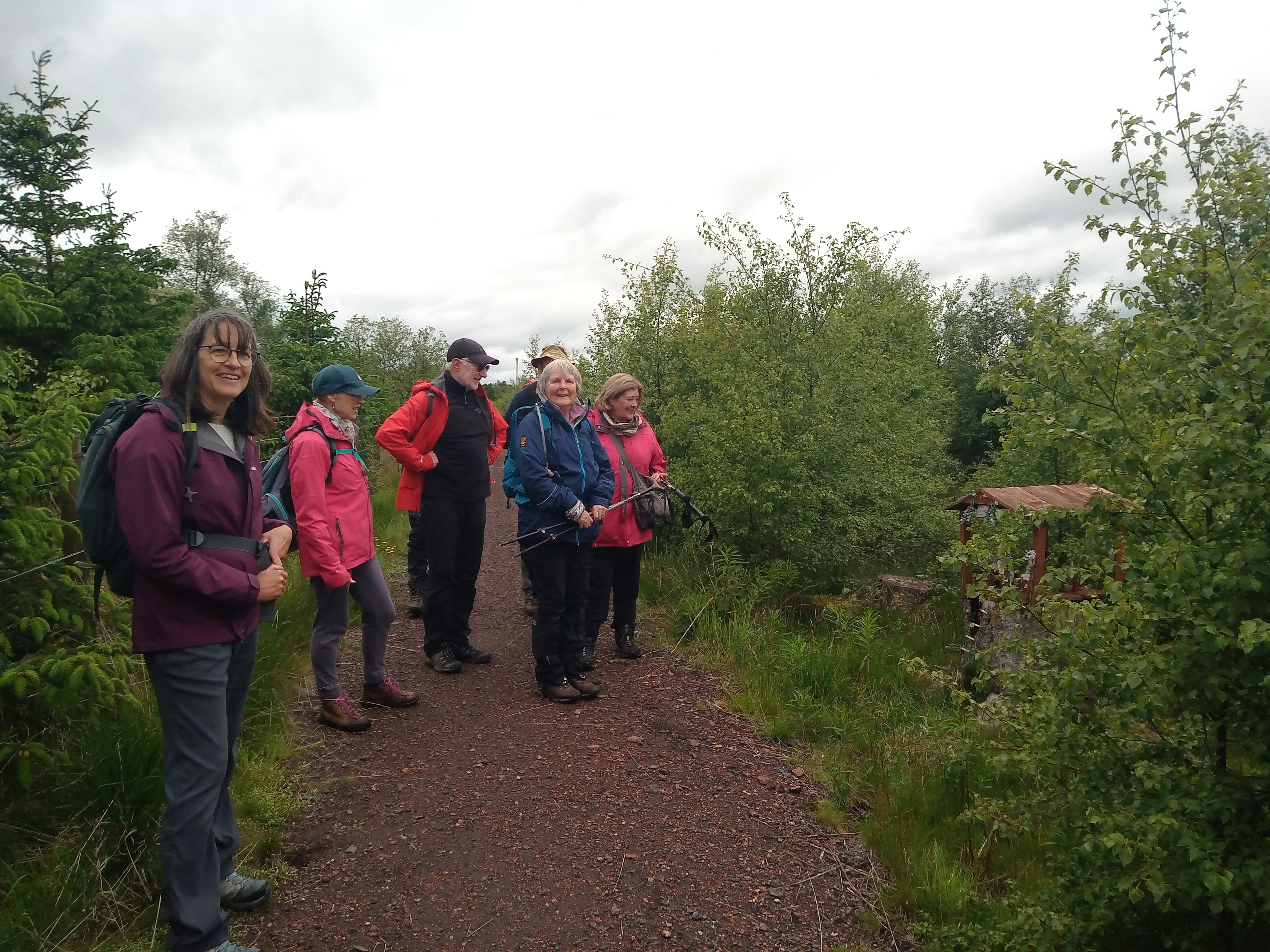 Tarbrax  Cobbinshaw Walk group photo JM